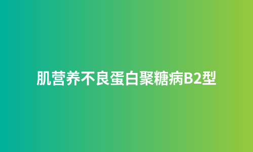 肌营养不良蛋白聚糖病B2型