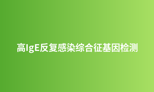 高IgE反复感染综合征基因检测